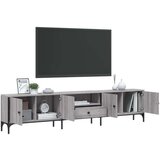 TV omarica s predalom siva sonoma 200x25x44 cm inženirski les | Shoptok.si