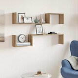  Zidne police 2 kom Artisan hrast 100x15x20 cm konstruirano drvo | shoptok.hr