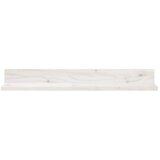  Zidne police 2 kom bijele 80 x 11 x 9 cm od masivne borovine | shoptok.hr