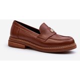 Zazoo Women's Loafers On The Platform Laura Messi 2392 Dark Gold | Shoptok.si
