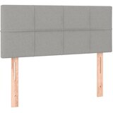  box spring s madracem LED svjetlosivi 100x200 cm tkanina | shoptok.hr
