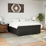  Krevet s oprugama i madracem crni 180 x 200 cm od umjetne kože | shoptok.hr