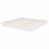 Okvir za krevet od masivnog drva bijeli 200 x 200 cm | Eponuda.com