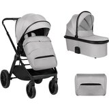 Kikka Boo kolica TIFFANY light grey set 2in1 sa tvrdom korpom Cene