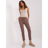 RELEVANCE Sweatpants-RV-DR-7517.22-brown | Shoptok.si
