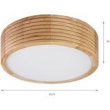 Brilagi LED stropna svetiljka CARVALHO MODERN 1xE27/60W/230V, prečnik 27,5 cm, hrast | Eponuda.com