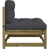 vidaXL Vrtna sofa s jastucima od impregnirane borovine | shoptok.hr
