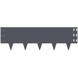  Ograda oko Travnjaka 10 pcs 100 x 30 cm Čelik Antracit | shoptok.hr