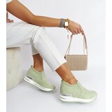 Gemre Green wedge sneakers Alquippa | Shoptok.si