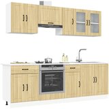  Set kuhinjskih ormarića od 8 dijelova "Lucca" od hrasta Sonoma, inženjerski drvo | shoptok.hr