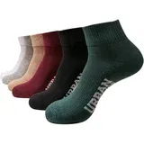 Urban Classics Accessoires High Sneaker Socks 6-Pack Winter Color