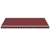 Tenda na ručno uvlačenje bordo 450 x 300 cm | shoptok.hr