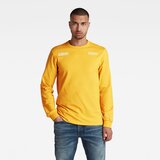 G-star Sweatshirt - Text tweeter l\s yellow | shoptok.hr