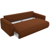 Makamii Baršunasti sklopiva/s prostorom za odlaganje sofa boja terakote 238 cm Kapua – | shoptok.hr