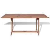  Vrtni stol 180 x 90 x 75 cm masivna tikovina | shoptok.hr