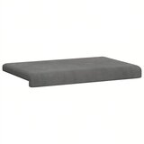  Jastučić za klupu Baršun Tamnosiva Dubina 35 cm | shoptok.hr