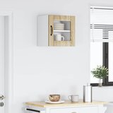  Zidni stakleni ormarić Lucca Hrast sonoma 40 x 31 x 40 cm | shoptok.hr