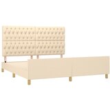  Okvir za krevet bez madraca krem 180 x 200 cm od tkanine | shoptok.hr