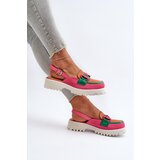 S. BARSKI Women's Flat Heel Sandals with Orange Decoration D&A | shoptok.hr