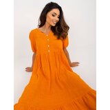 Och Bella Dress-TW-SK-BI-25504.19P-orange | Shoptok.si