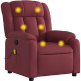 Maison Chic Masažni stol - Relax naslanjač vinsko rdeče blago, (22134849) | Shoptok.si