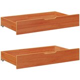  Krevet na dan s uzglavljem 3 pcs Vosak smeđa Čvrsto borovo drvo | shoptok.hr