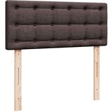vidaXL okvir za krevet s madraca tamnosmeđi 120x190 cm od tkanine | shoptok.hr