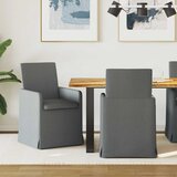  Trpezarijske stolice 2 pcs Tamno siva 57 x 67 x 95 cm tkanina | shoptok.hr