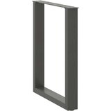 vidaXL Noge stolića za kavu U-oblika 2 kom antracit 70x(72-73)cm čelik | shoptok.hr