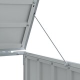  Spremište za jednu kantu za otpad siva 72x81x115 cm čelično | shoptok.hr