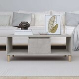  Klubska mizica betonsko siva 90x50x36,5 cm inženirski les, (20714163) | Shoptok.si