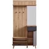 home24 PREDSOBA barve grafita, hrast artisan | Shoptok.si