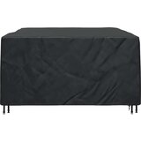 vidaXL Prevleka za zunanje pohištvo Črna 220 x 190 x 85 cm 420D | Shoptok.si
