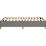  Za krevet s oprugama tamnosivi 140 x 190 cm od tkanine | shoptok.hr