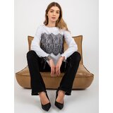 LAKERTA Blouse-LK-BZ-506877-3.36P-white-black | Shoptok.si