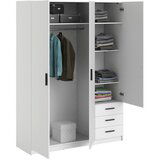 MID.YOU omara za oblačila, bela | Shoptok.si