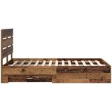  Krevetna konstrukcija Staro drvo 120 x 190 cm Konstruirano drvo Smeđa 190 x 123 x 100 cm | shoptok.hr