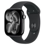 Apple watch S11 gps 46mm jet black aluminium case with black sport band - m/l (meux4et/a) | Eponuda.com