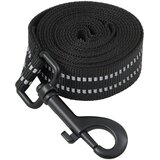 vidaXL Oprsnica za pse s povodcem i ogrlicom podesiva crna M | shoptok.hr