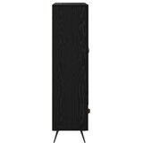  Highboard s ladicama Crni hrast 69,5 x 31 x 115 cm | shoptok.hr