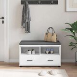  Haldna klop z blazino s predalom Bela 80 x 38 x 46 cm, (5000155625) | Shoptok.si