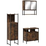 3-dijelni set kupaonskog namještaja boja hrasta drveni | shoptok.hr
