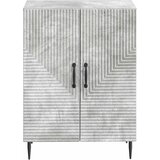 Ormarić za kupaonicu HAARLEM Betonska siva 59,5 x 31 x 80 cm | shoptok.hr