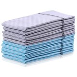 DecoKing set od 10 tirkizno-sivih pamučnih ručnika Louie, 50 x 70 cm Cijene