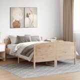  Okvir kreveta bez madraca 135 x 190 cm od masivne borovine | shoptok.hr