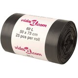  Vreće za smeće 250 kom crne 60 L | shoptok.hr