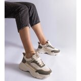 Gemre Green Sneakers with Glitter Inserts Clorinda | Shoptok.si