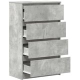  Komoda siva boja betona 60 x 35 x 98,5 cm od konstruiranog drva | Eponuda.com