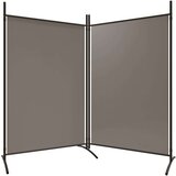 Sobna pregrada s 2 panela antracit 175 x 180 cm od tkanine | shoptok.hr