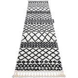 RugsX Preproge Tekač, Tekač BERBER SAFI bela - za 70x250 cm Bela | Shoptok.si